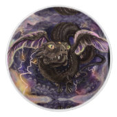 Oogst van de draak van het Storm Keramische Knop (Voorkant)