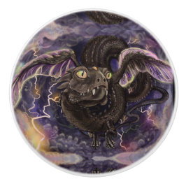 Oogst van de draak van het Storm Keramische Knop