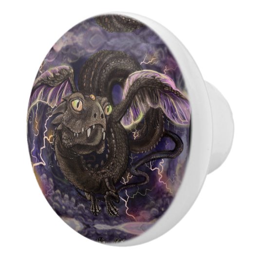 Oogst van de draak van het Storm Keramische Knop (Rechts)