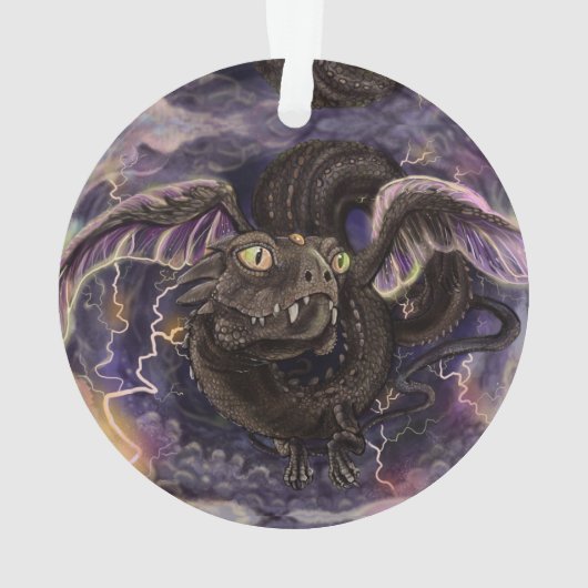 Oogst van de draak van het Storm Ornament (achterkant)