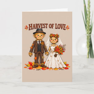 Oogst van de Liefde Vrijgezellenbruiloft Kaart