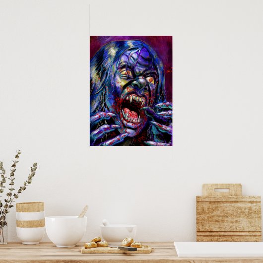 Oogst van Horror V1-poster Poster (Keuken)