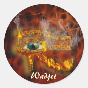 Oogst van Horus Wadjet Egyptian Art Stickers