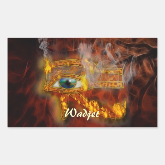 Oogst van Horus Wadjet Egyptian Art Stickers (Voorkant)