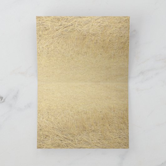 Oogst van Love Folded Invitation (Binnen)