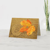 Oogst van Love Folded Invitation (Voorkant)