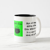 Oogst van Newt... Witch's Brew... Koffie Tweekleurige Koffiemok (Voorkant rechts)