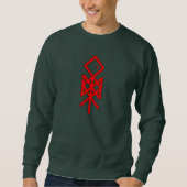 Oogst van Odin Viking Bindrune Sweatshirt (Voorkant)