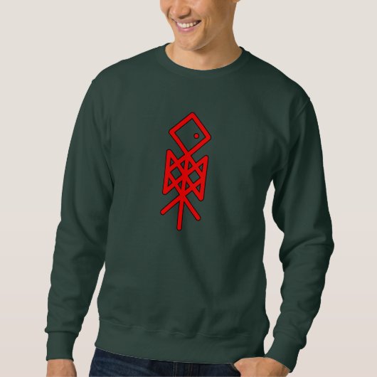 Oogst van Odin Viking Bindrune Sweatshirt (Voorkant)