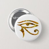Oogst van paarden - GOLD Ronde Button 5,7 Cm (Voorkant /achterkant)