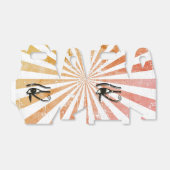 Oogst van paardenpest, Egyptisch symbool Retro Sun Bedankdoosjes (Uitgevouwen)