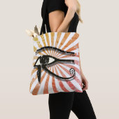Oogst van paardenpest, Egyptisch symbool Retro Sun Tote Bag (Dichtbij)