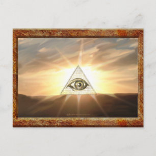 Oogst van Providence Sunburst Briefkaart