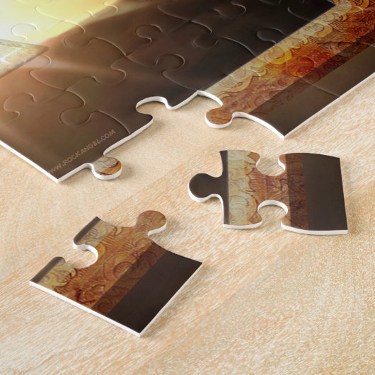 Oogst van Providence Sunburst Legpuzzel (Zijkant)