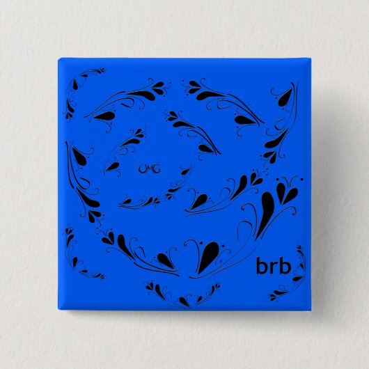 Oogst. Vierkante Button 5,1 Cm (Voorkant)