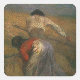 Oogst Vierkante Sticker