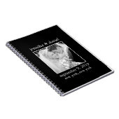 Oogst voor bruine en zwarte bruiloft notitieboek (Rechterzijde)