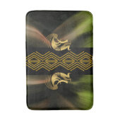 Oogst vruchtbaarheid Golden Kokopelli Badmat (Voorkant Verticaal)