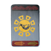 Oogst vruchtbaarheid Sun Kokopelli Badmat (Voorkant Verticaal)