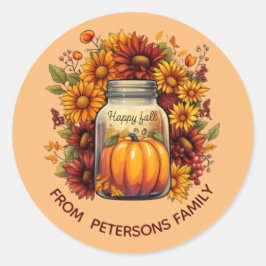 OOGST ZEGENDE POT HERFST STICKERS