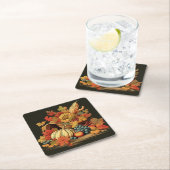 Oogst zegeningen mand: overvloedig feest kartonnen onderzetters (Insitu)