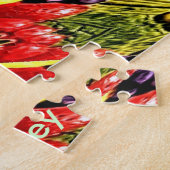 Oogst Zonnebloem Jigsaw Puzzel (Zijkant)