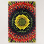 Oogst Zonnebloem Jigsaw Puzzel (Verticaal)