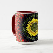 Oogst Zonnebloem Mok (Voorkant links)