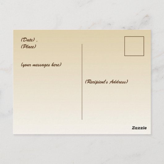 Oogstacornen Briefkaart (Achterkant)