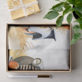 Oogstauto gevuld met pompoenen 1 Decoupage papier (Geschenk)