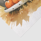 Oogstauto gevuld met pompoenen 1 Decoupage papier (Detail)