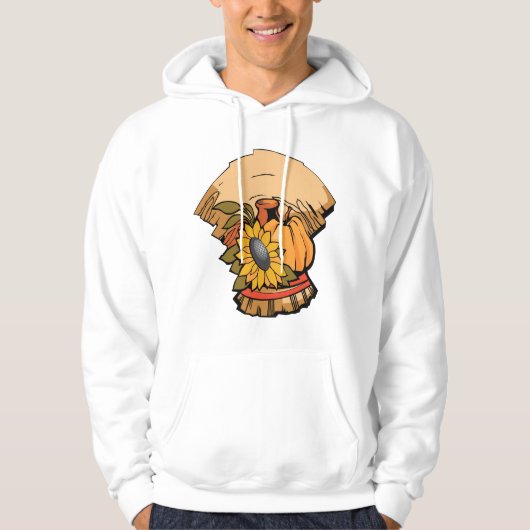 Oogstbanner Mannen Hoodie (Voorkant)