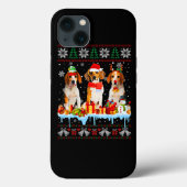 Oogstbeagle Dog Santa Xmas Dog Costume 7 Case-Mate iPhone Case (Achterkant)