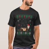 Oogstbeestendierentuin met kerstmis t-shirt (Voorkant)
