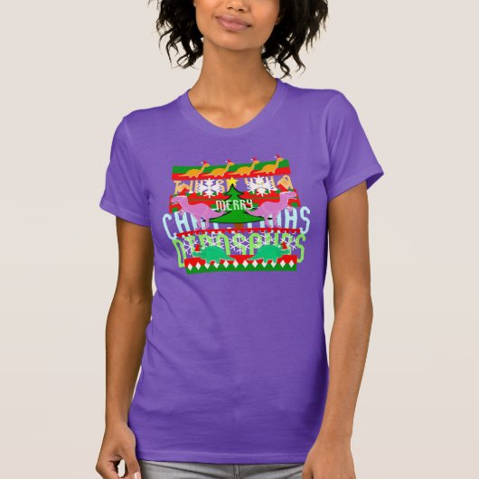 Oogstbeker Dinosauriërs T-Shirt (Voorkant)