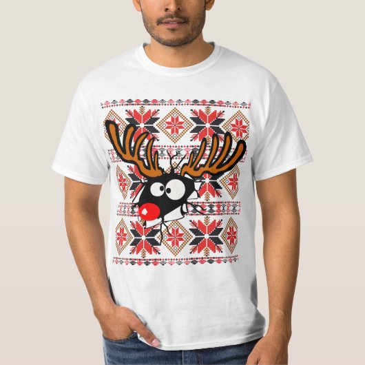 Oogstbeker met kerst door t-shirt (Voorkant)