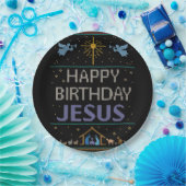 Oogstbeker met Kerstmis - Happy Birthday Jesus Papieren Bordje (Feest)