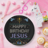 Oogstbeker met Kerstmis - Happy Birthday Jesus Papieren Bordje (Feest)