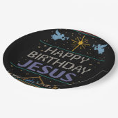Oogstbeker met Kerstmis - Happy Birthday Jesus Papieren Bordje (Gekanteld)