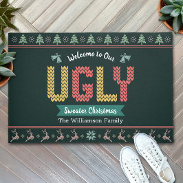 Oogstbeker Noordse Hunter Green Knit Deurmat