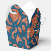 Oogstbeker Pet Scarf Red White Bedankdoosjes (Geopend)