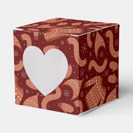 Oogstbeker Pet Scarf Red White Bedankdoosjes (Voorkant Zijde)