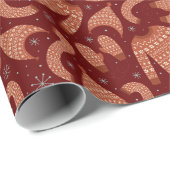 Oogstbeker Pet Scarf Red White Cadeaupapier (Rol Hoek)