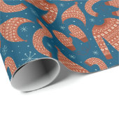 Oogstbeker Pet Scarf Red White Cadeaupapier (Rol Hoek)