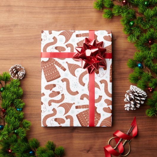 Oogstbeker Pet Scarf Red White Cadeaupapier (Feestdagen Geschenken)