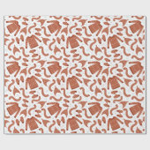 Oogstbeker Pet Scarf Red White Cadeaupapier (Vlak)