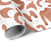 Oogstbeker Pet Scarf Red White Cadeaupapier (Rol Hoek)