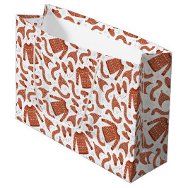 Oogstbeker Pet Scarf Red White Groot Cadeauzakje