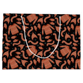 Oogstbeker Pet Scarf Red White Groot Cadeauzakje (Achterkant)