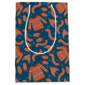 Oogstbeker Pet Scarf Red White Medium Cadeauzakje (Voorkant)